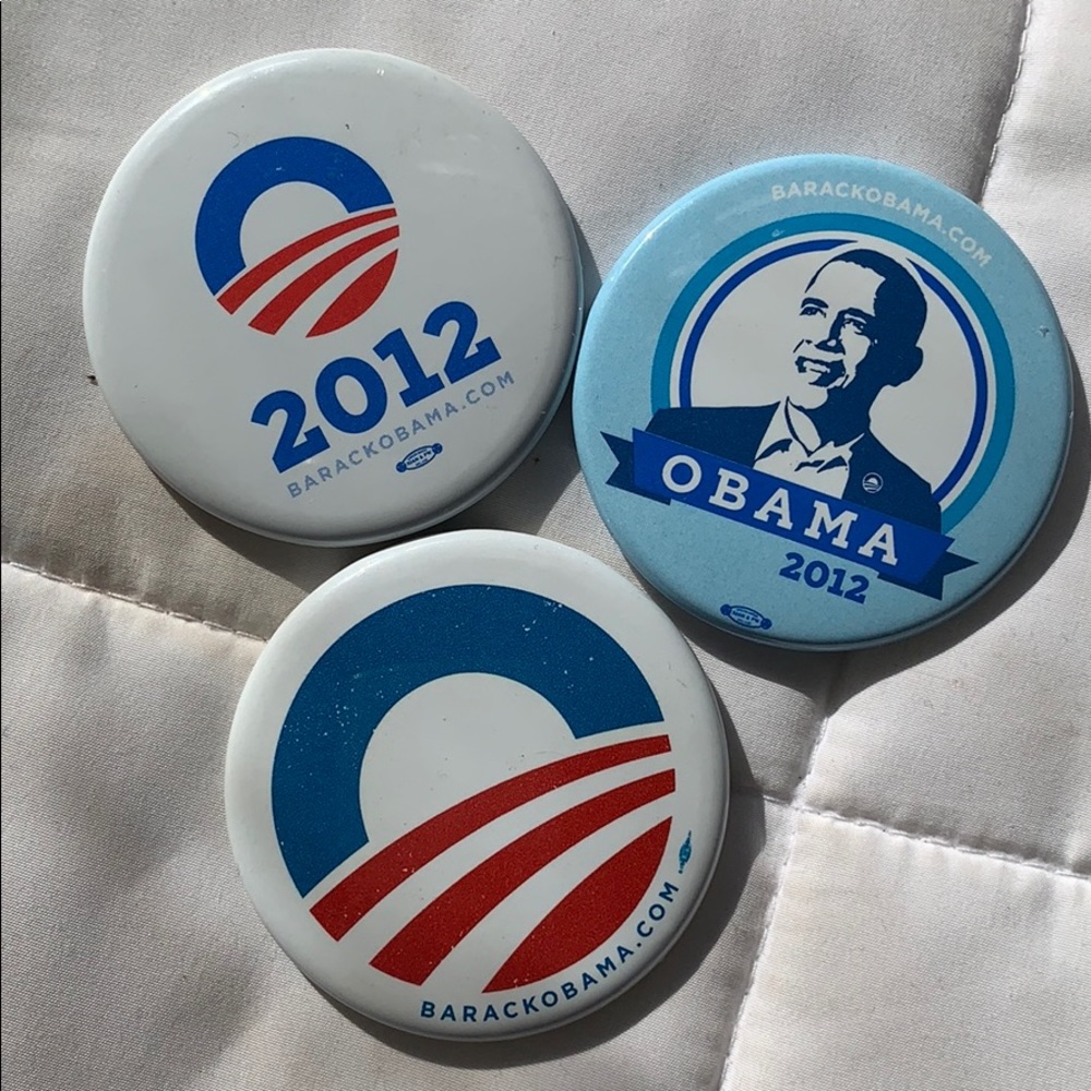 Obama 2012 campaign pins